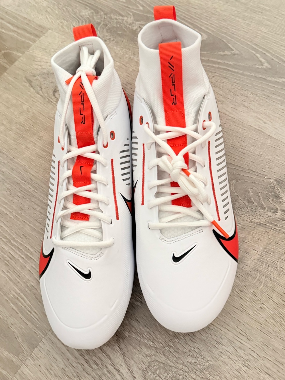 Nike Vapor Edge Pro 360 2 TB White Black Brilliant Orange Fq4044-100 Size 10.5